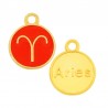 24K Gold Plated/ Red