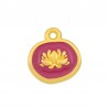 24K Gold Plated/ Orchid