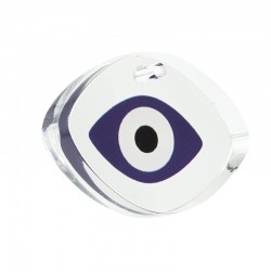 Plexi Acrylic Deco Evil Eye 40x30mm