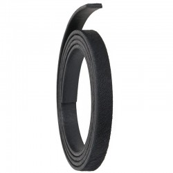 Cordón de Cuero Plano con Piel de Potro 10mm