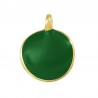 24K Gold Plated/ Green