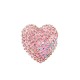 Resin Slider Heart w/ Strass 27mm (Ø3.30mm)