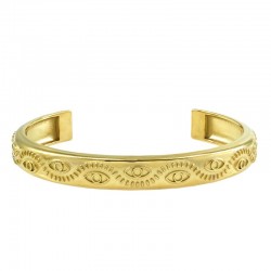 Bracelet avec Œil Porte-Bonheur 64x9.3mm/3.6mm en Acier Inoxydable 304