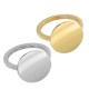 Bague Cercle 16mm (Ø18mm Size 8) en Acier Inoxydable 304