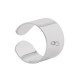 Bague avec anneau 20x15mm/0.6mm (Ø1.3mm) en Acier Inoxydable 304
