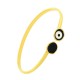 Enameled Brass Bracelet Evil Eye 55x54mm