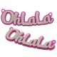Πλέξι Ακρυλικό Στοιχείο "OhLaLa" 77x22mm