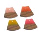 Rosewood & Resin Charm Trapezoid 22x18mm