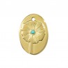 Gold/ Turquoise