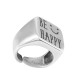 Brass Ring "BE HAPPY" 16mm
