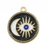 Placcato oro 24 carati/ Nero/ Bianco/ Blu
