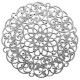 Colgante de Metal Latón Redonda (Corte Láser) 69mm