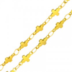 Stainless Steel 304 Chain Cross 4.5x6.5mm