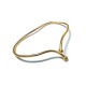 Brass Cast Palm Bracelet 74x37/2.5mm