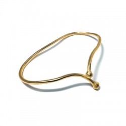 Bracelet en Laiton Moulé 74 x 37/2.5 mm
