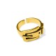 Brass Cast Finger Ring Belt 16x10mm