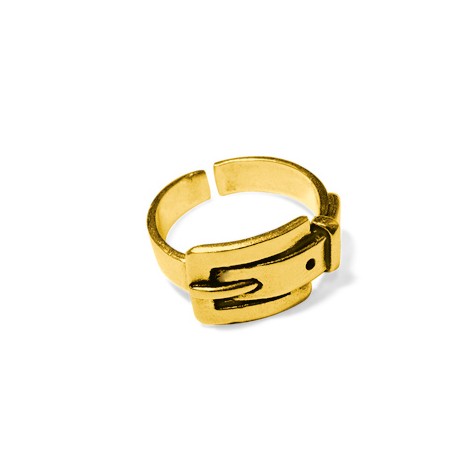 Brass Cast Finger Ring Belt 16x10mm