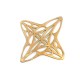 Ciondolo in Metallo Ottone Croce 55x60mm