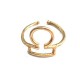 Brass Cast Finger Ring Libra 20mm
