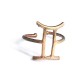 Anillo de Metal Latón Ajustable Signo Geminis 20mm