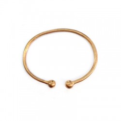 Brass Casting Bracelet 64x51mm with Ball Ends