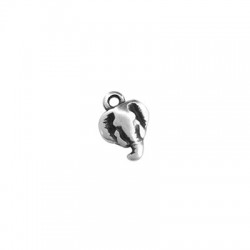 Zamak Charm Elephant Head 9mm