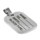 Stainless Steel 304 Pendant Tag 16.5x25mm/1.5mm