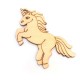 Pendentif Licorne en Bois 51x29mm