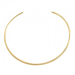 Brass Wire Necklace 38cm/3mm
