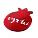 Plexi Acrylic Lucky Pendant Pomegranate “υγεία” 60x50mm
