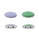 Passant en forme Ongle avec Émail 7x15mm (Ø1mm) en Acier Inoxydable 304