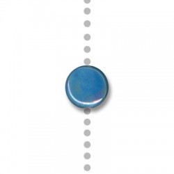 Ceramic Slider Round Flat w/ Enamel 12mm (Ø2.5mm)