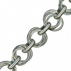 Aluminium Chain 3Round+1Oval mm