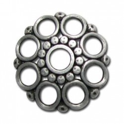 Zamak Bead Cap Flower 30mm