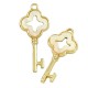 Colgante de Metal Zamak Llave con Metacrilato 29x13mm