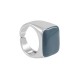 Anello Quadrato in Ottone Smaltato 16 Mm/16 mm