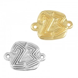 Zamak Lucky Connector Square Tag “2023” 15mm