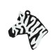 Plexi Acrylic Pendant Zebra 35mm (2pcs/Set)