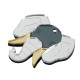 Plexi Acrylic Pendant Elephant  42x40mm (2pcs/Set)