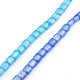 Murano Glass Bead Square 12mm (33pcs) (Ø2mm)