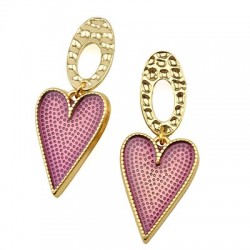 Zamak Earring Oval 10x17mm