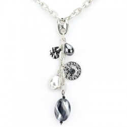 Pearl ABS Teardrop Half Drilled 13x18mm Ø1.3mm