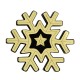 Plexi Acrylic Lucky Deco Snowflake 80mm