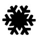 Πλέξι Ακρυλικό Επιτραπέζιο Γούρι Χιονονιφάδα 80mm
