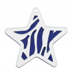 Plexi Acrylic Pendant Star 48mm