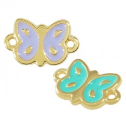 Zamak Connector Butterfly w/ Enamel 17x11mm