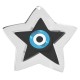 Plexi Acrylic Pendant Star w/ Evil Eye 90mm