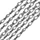 Steel Chain Oval Rings 4.7x10.8mm/0.8mm