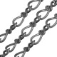 Steel Chain Oval Rings 4.7x10.8mm/0.8mm