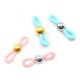 Portaocchiali in Silicone con Perla Rotonda in Metallo 16X8 mm